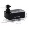Dishwasher Dispenser, Press Type Manual Soap Dispenser, 2-in-1 Liquid Dispensing Methods, Easy To Detachable and Washable Sponge