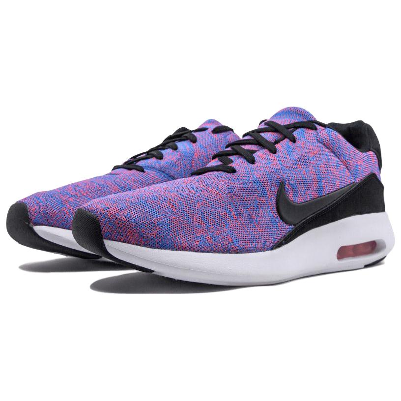 Nike Air Max Modern Flyknit Photo Blue Unisex Sneakers Black-Bright-Crimson-White 876066-401