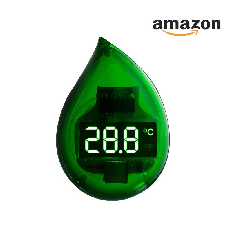 Fish Tank Thermometer Mini Small Electronic High-precision LED Hot Belt Fish Turtle Tank External Attached Aquarium Temperature Measurement