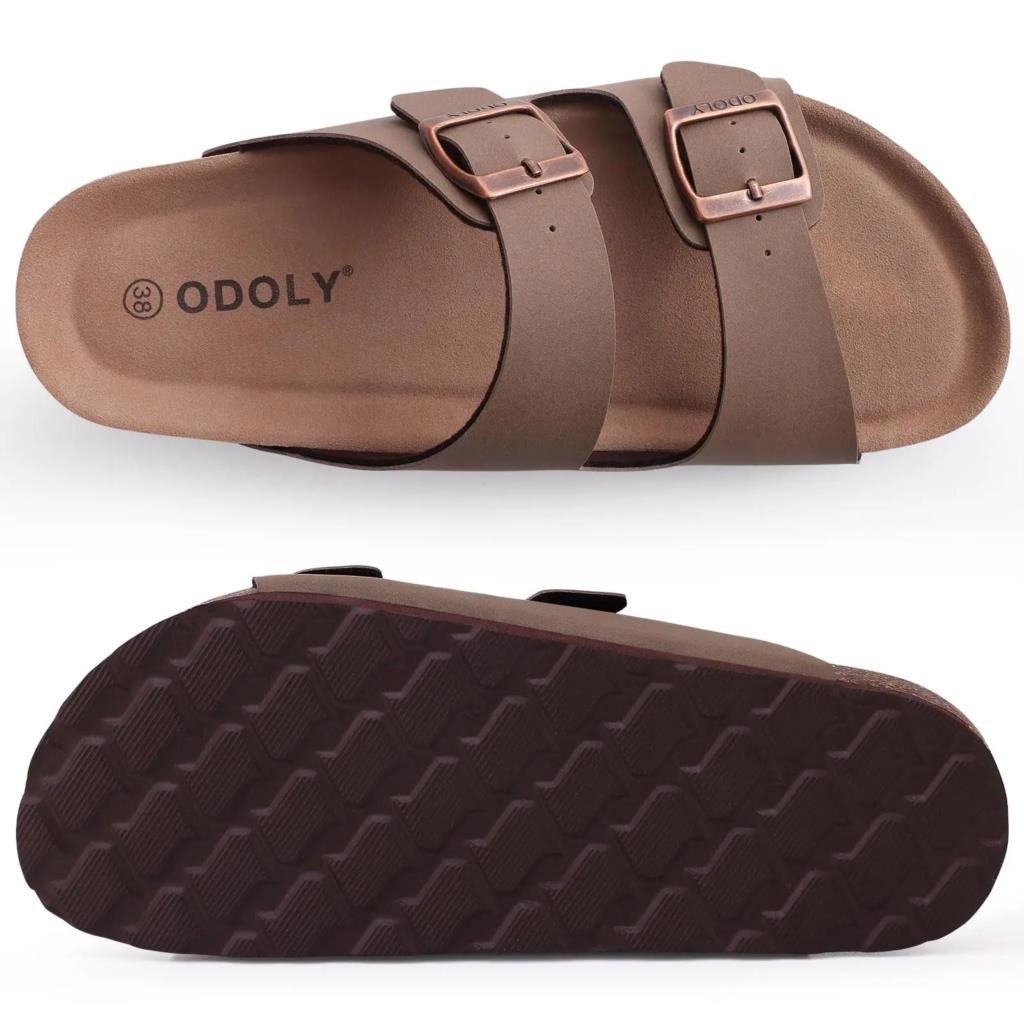 fashion Shevalues New Fashion Men's Leather Clogs Slippers Classic Cork Slippers Women Clogs Mules Outdoor Beach Sandals Casual Slides