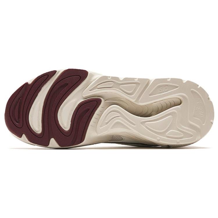 New Anta Millennium 6 Anti Slip Wear Resistant Low Top Casual Shoes Women's Beige Red 922348883-4