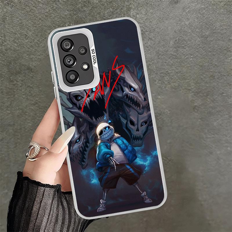 U-Undertale S-Sans Shockproof Phone Case for Samsung A17 A16 A15 A14 A37 A57 A36 A56 A26 A35 A55 A25 A34 A54 A24 A13 A23 A33 A53