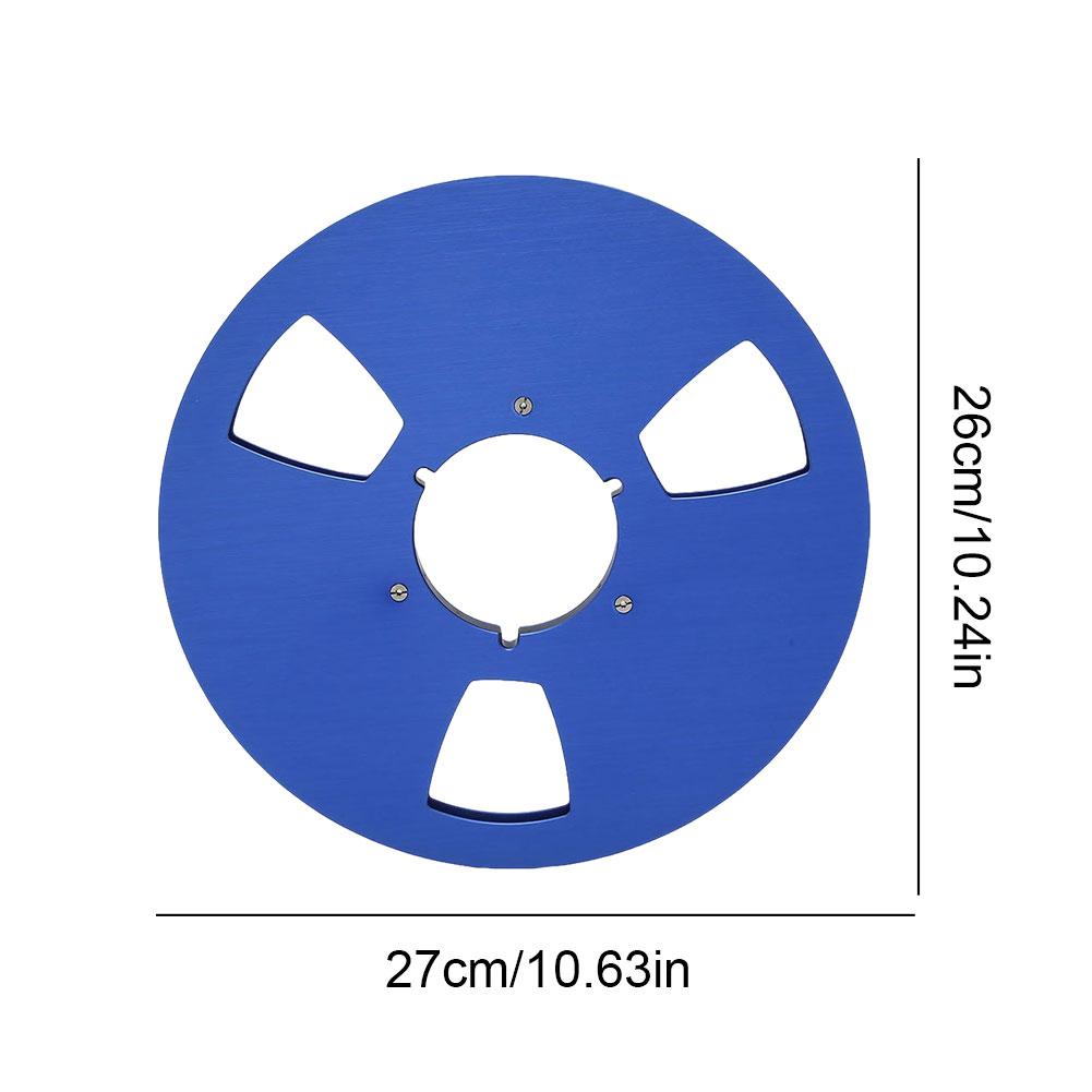 1/4 10.5 Inch Blank Tape Reel 3 Holes Empty Tape Reel Recording Takeup Reel Replacement Opening Machine Part