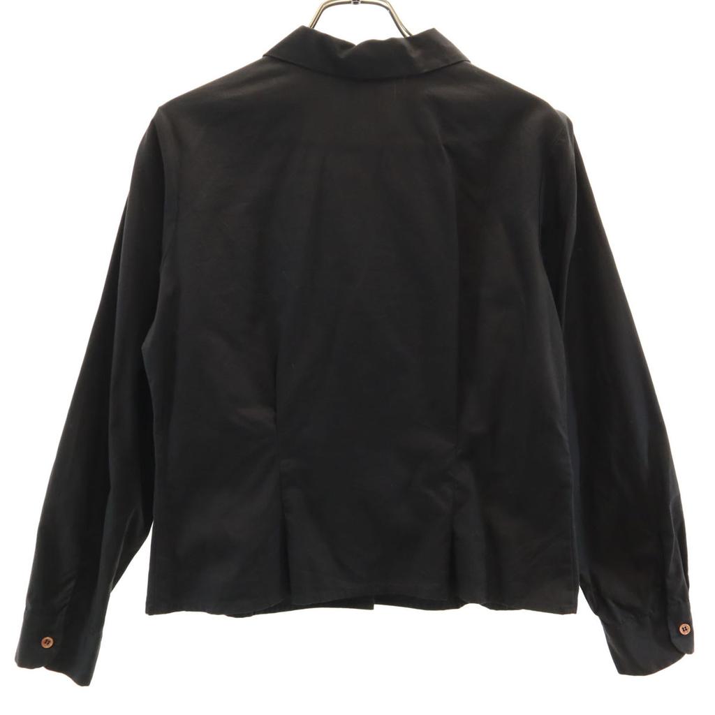 agnes b. made in Japan Long sleeve Cotton shirt 3 black blouse Women Used