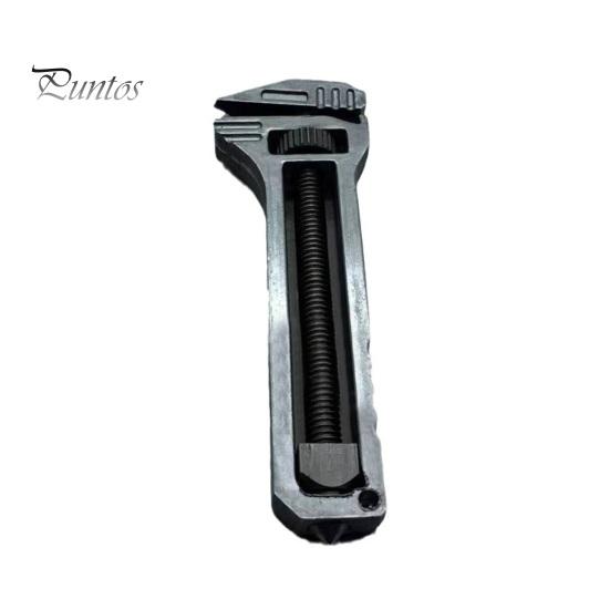 Keychain Bottle Opener Mini Wrench Rustproof Corrosion Resistant Adjustable Compact Size Portable Alloy Multi-tool