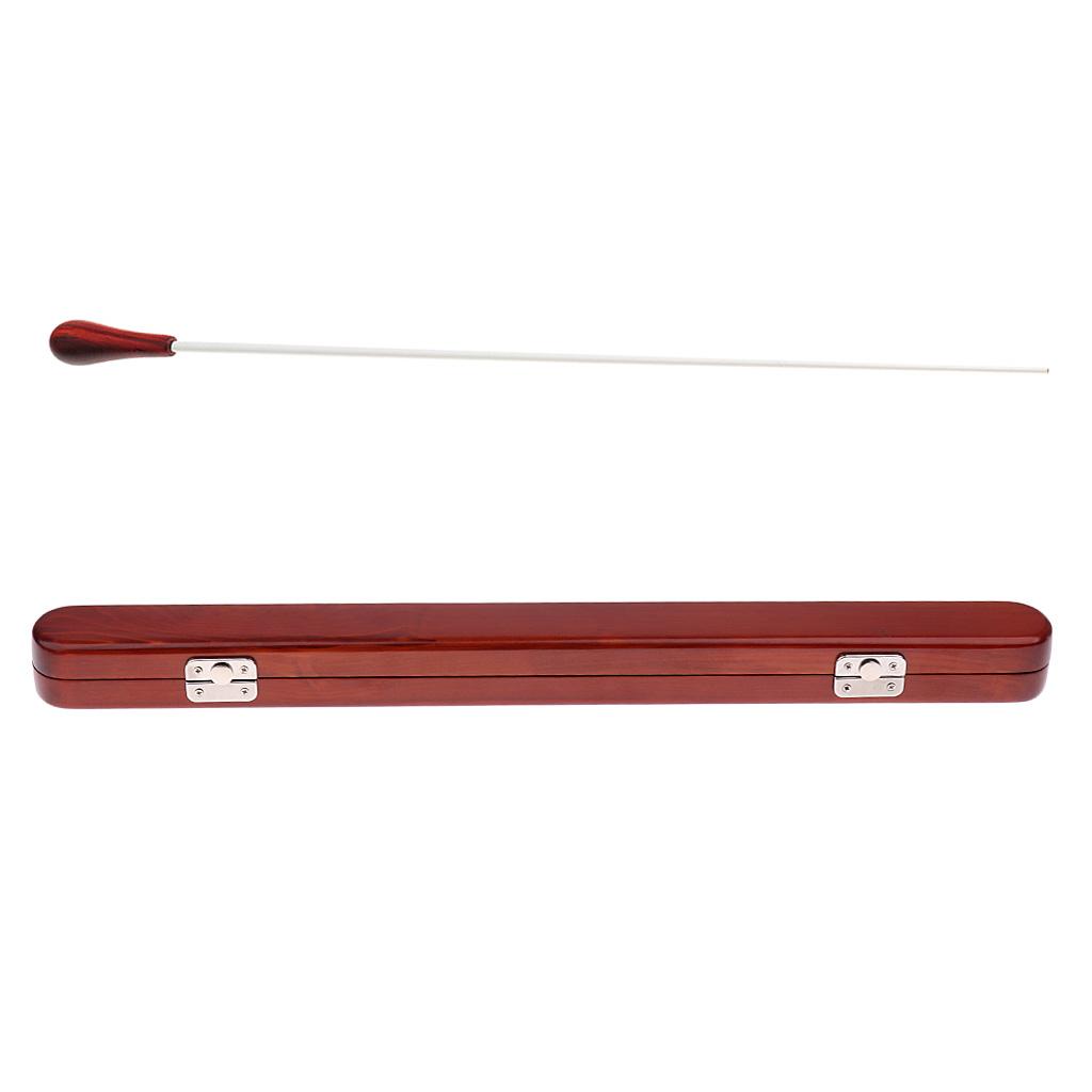 Wooden Case Box & Band Director Conductor Wand Music Conducting Stick