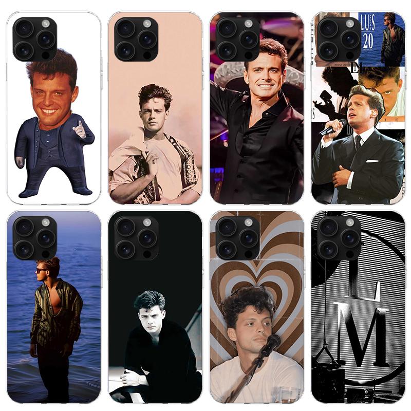 L-Luis M-Miguel Singer Phone Case For iPhone 17 Air 11 13 Mini 14 15 Plus 16 12 Pro Max 16E SE 7 8 Pattern Soft TPU Back Cover