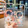 Flower Pattern IMD Glitter Magnetic Phone Case