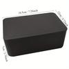 1pc Plastic Rectangular Wet Tissue Storage Box with Lid, Versatile Dry & Wet Tissue Dispenser for Home and Office