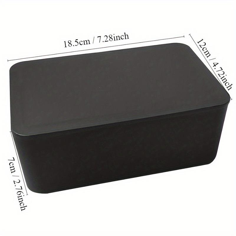 1pc Plastic Rectangular Wet Tissue Storage Box with Lid, Versatile Dry & Wet Tissue Dispenser for Home and Office