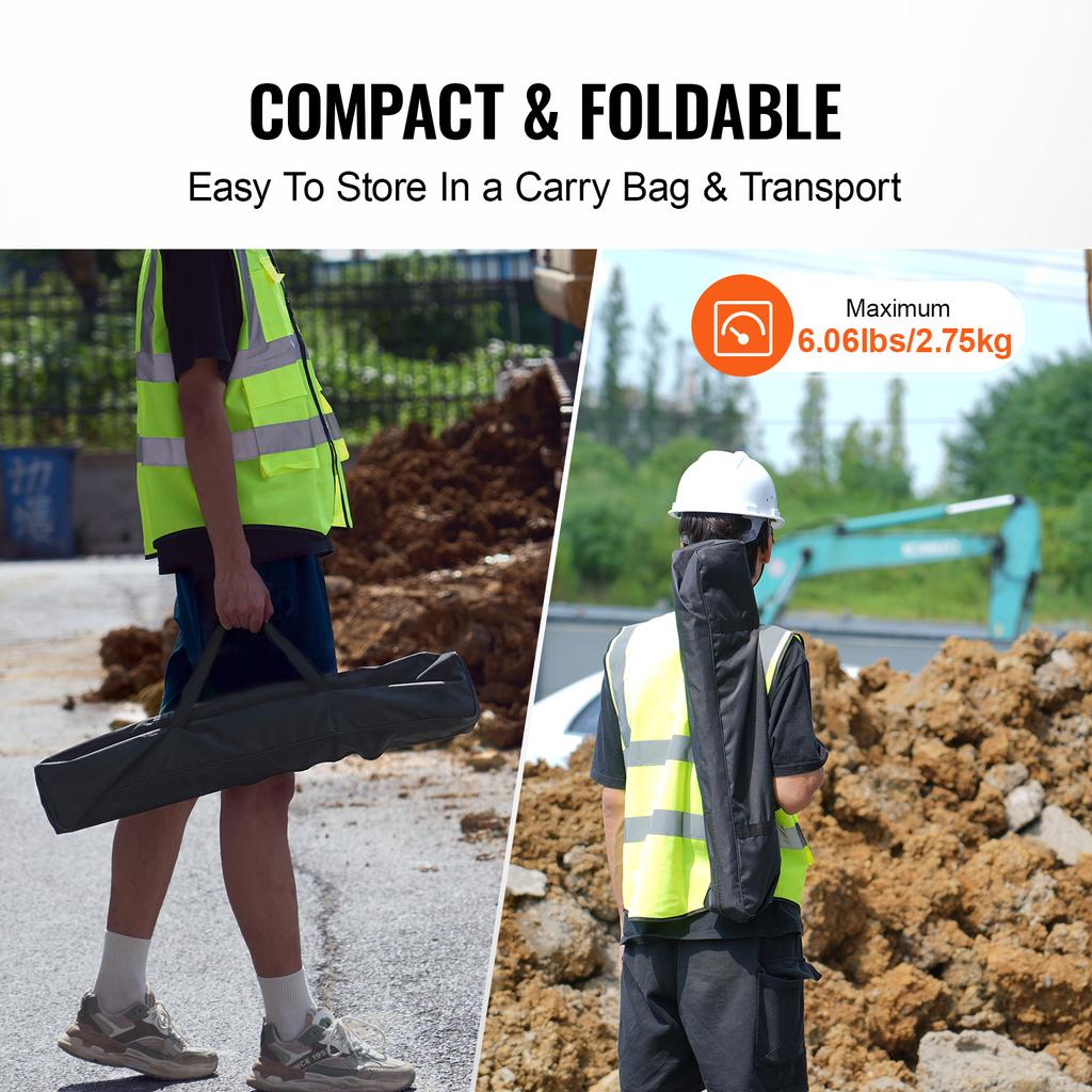 SucceBuy Laser Level Tripod 1/4"-20 & 5/8"-11 Thread Mount 40.94-133.85in Height Adjustment with Level Bubble & Heavy-duty Stand