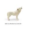 Realistische Wilde Dieren Arctische Wolf Buidelwolf Gorgonops Manenwolf Model Actiefiguren Jungle Bos Dier Speelgoed voor Kinderen