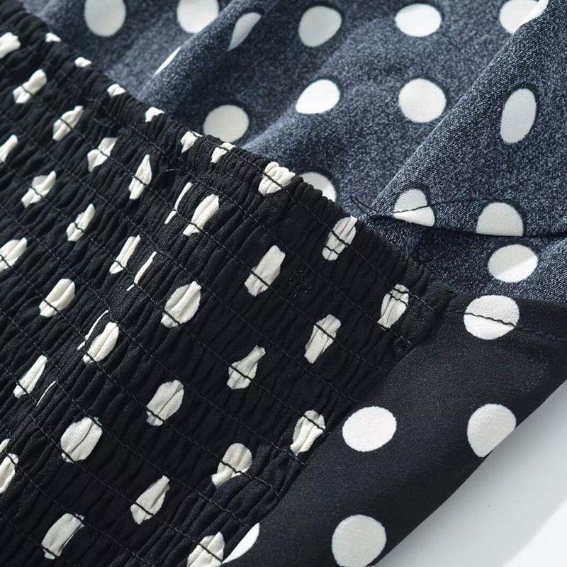 Kaslead New Arrival Women's Clothing Fashion Style Fashion Minimalist Halter Polka Dot Top Pantskirt