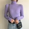Pullover lavorati a maglia sexy sottili da donna Maglione autunno inverno dolcevita Maglioni femminili Abiti elasticizzati taglie forti