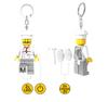 IQ Iconic Chef Key Light Keychain LED Keychain Light Block Toy Doll Movable Mini Figure