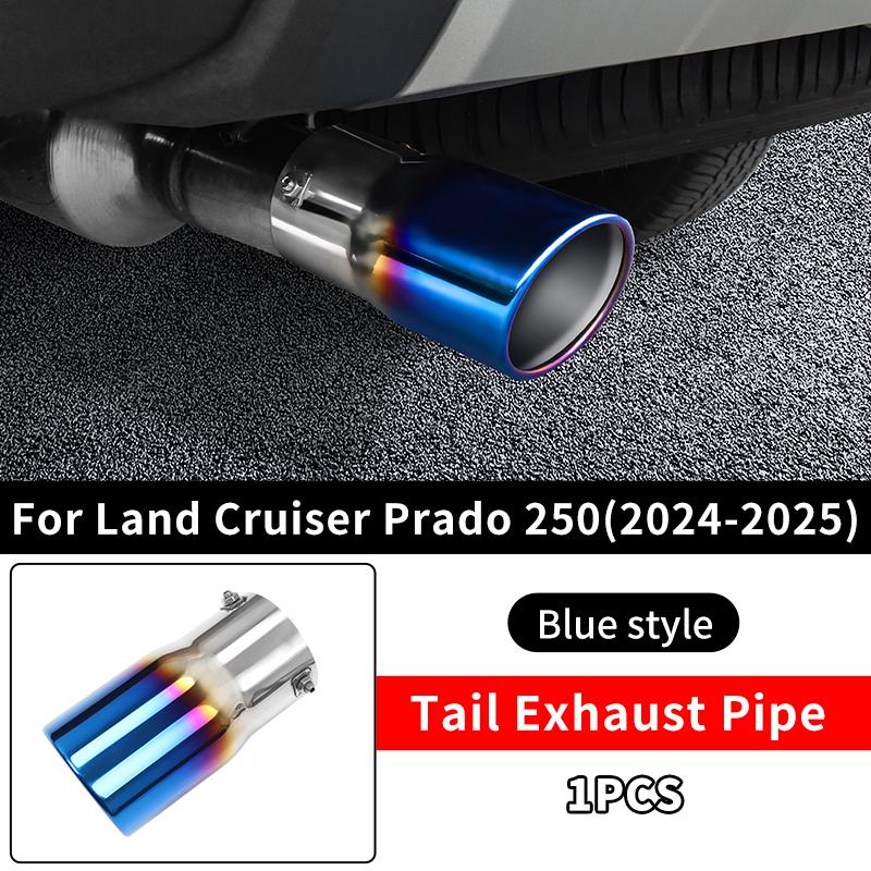 For 2024-2026 Toyota Land Cruiser 250 LC250 Prado 250 Stainless Steel Exhaust Tip Tailpipe Cover Exterior Upgrade Accessories