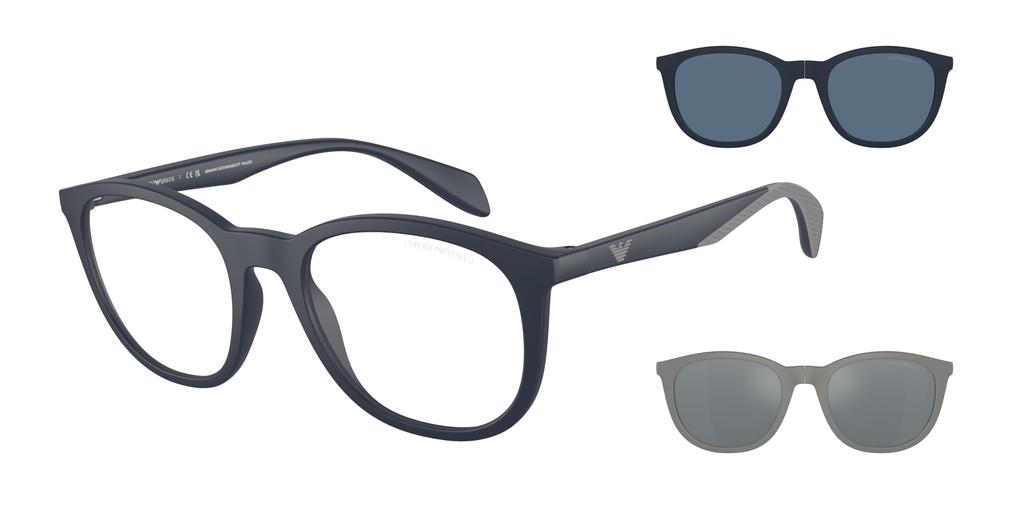 Emporio Armani Sunglasses EA4211F Matte Blue 53