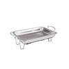 Jundingying Commercial Grilled Fish Roasting Pan and Rack Set