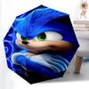 Printed Sonic the Hedgehog Printed Folding Umbrella,Outdoor,Leisure,And Travel Umbrella,Durable Umbrella Fabric,Birthday And Holiday Gift