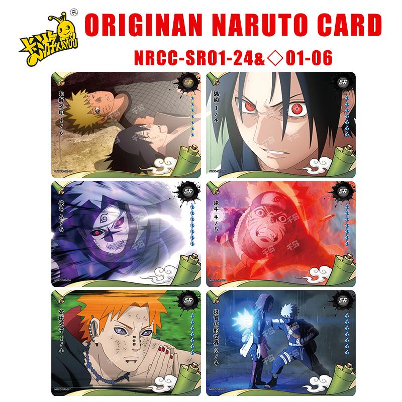 KAYOU Genuine Naruto MR UR SP SSR SR R PTR Cards Ninja Age N Edition Anime Itachi Sasuke Kakashi Complete Set Collection Card