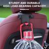 SEAMETAL 2 In 1 Car Headrest Hook With Phone Holder Seat Back Hanger