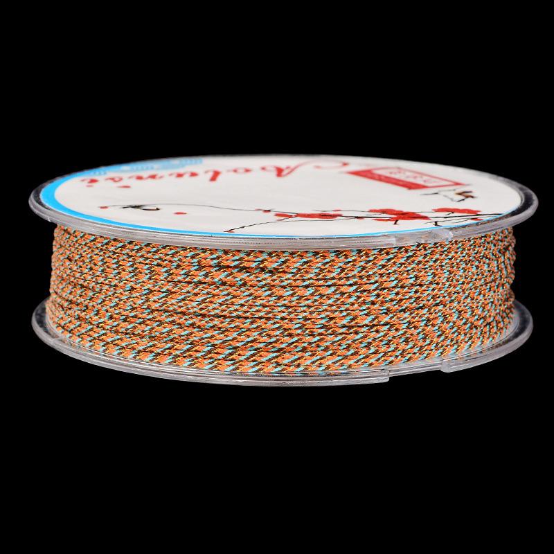 0.9mm Gold Color Hand-Woven Bracelet Rope for DIY Tassels