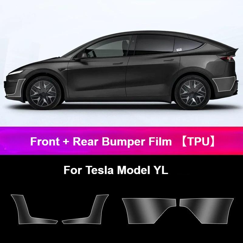 Anti-Scratch Clear Film for Tesla ModelY Juniper 6-Seater ModelYL Car Door Edges & Bumpers Paint Protection Film (PPF) ClearTPU
