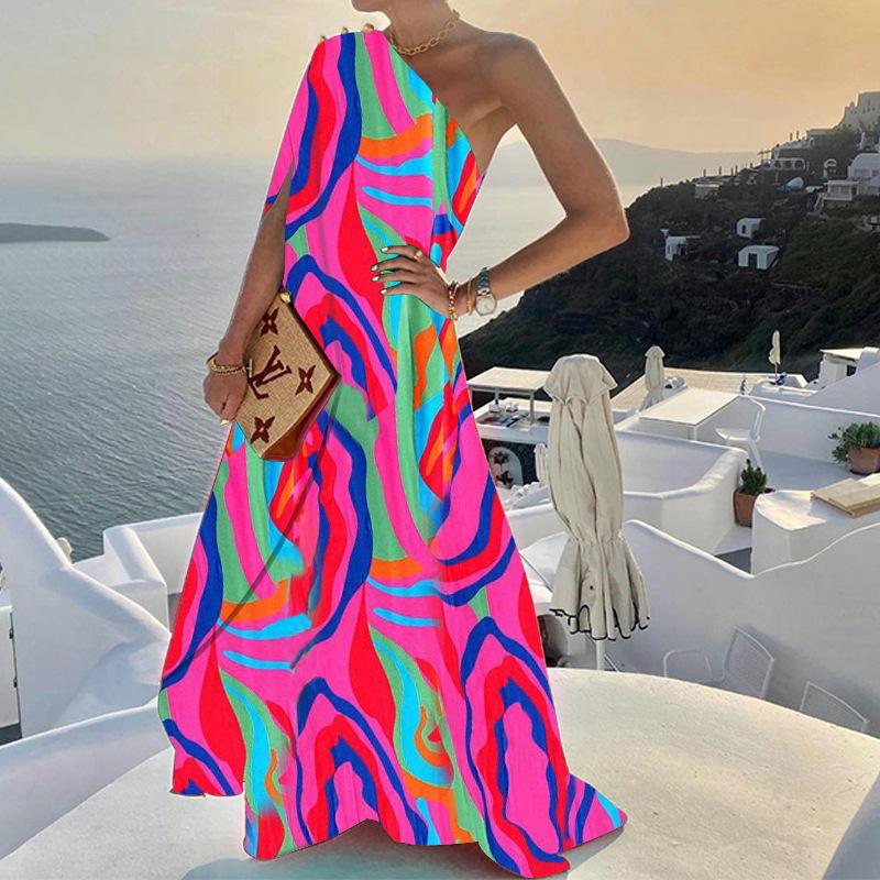 Formell kjole Sequined Split Dame Uregelmessig Off Shoulder Bodycon Kjole til bryllup