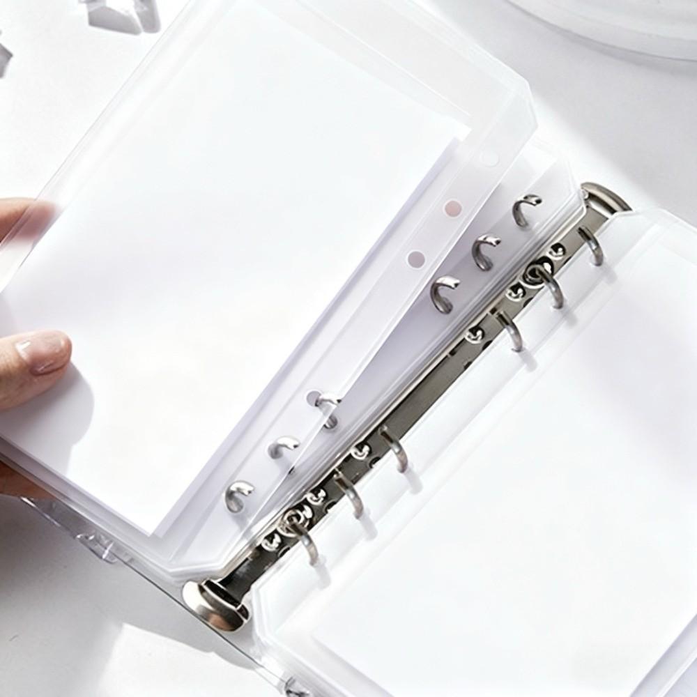 Transparent Acrylic Water Ripples Money Saving Book Korean Style Savings Binder Financial Tool