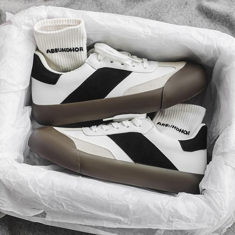 

New low-top men s shoes trendy star fat fluffy shoes student board shoes men X117 44