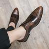 Men Leather Shoes British Pointed Loafers Casual Shoes Man Leather Formal Business Fashion Shoes for Men