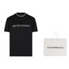 EMPORIO ARMANI Lyocell blend Jersey T shirt With Asv Logo Raised Embroidery 3D1TD4-1JUVZ-09R0