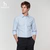 HAZZYS Men's Pure Cotton Long Sleeve Casual Shirt