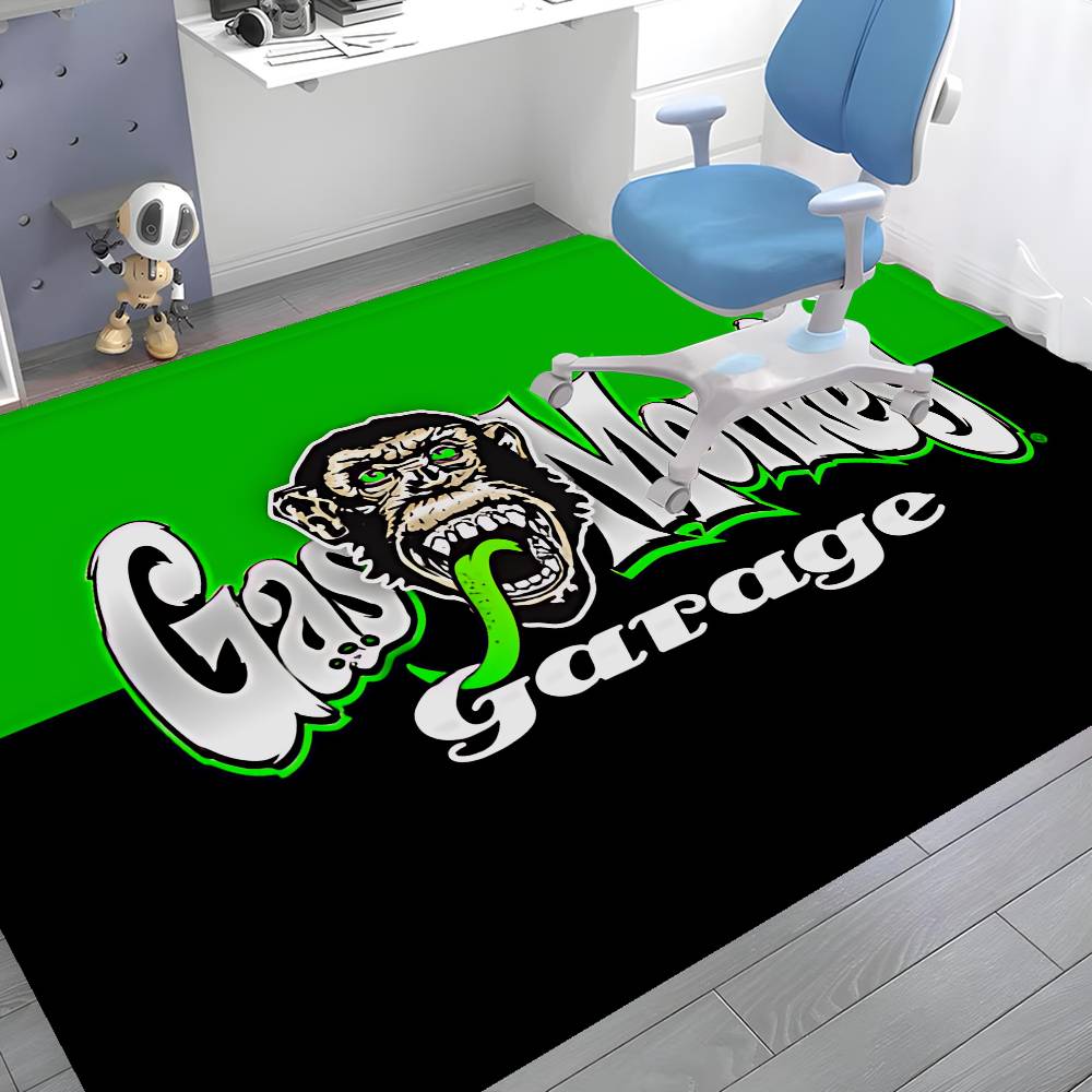 Gas Monkey Garage Logo Room Mats Nordic Style Home Doormat Bathroom-Toilet Mats Bedroom Hotel Decor Mat