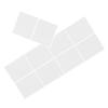10Pcs Ultra-Thin White LED Light Diffuser Film Sheets Adhesive Soft Glow Glare Reduction for Ceiling Strip Lights Home Office