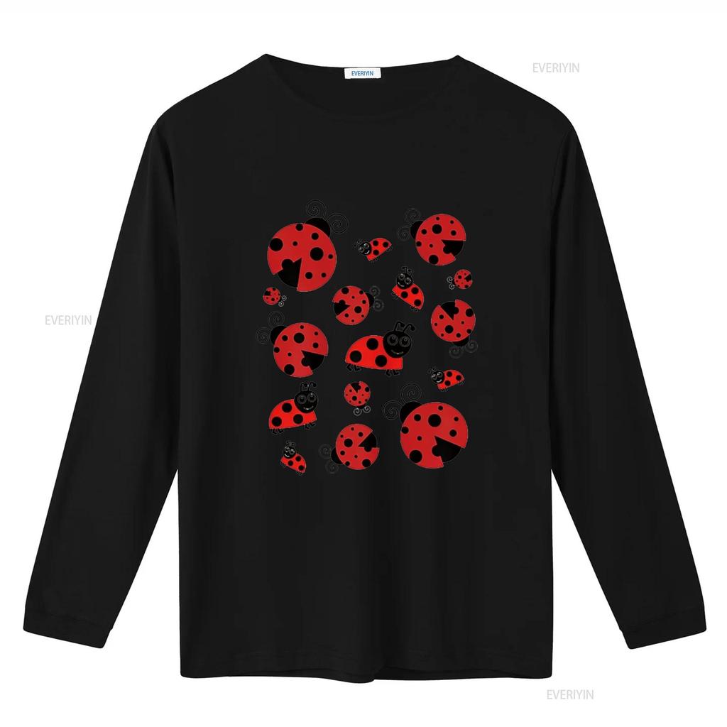 Adorable Ladybugs Everywhere T shirt vintage Washed Unisex homme Soft Casual Stretched Breathable Stylish graphic