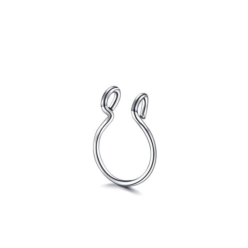 

Накладные носовые ногти не нужно носить пещерные европейские и американские популярные украшения - ювелирные изделия без проникновения и проколов, многофункциональный зажим для ушей