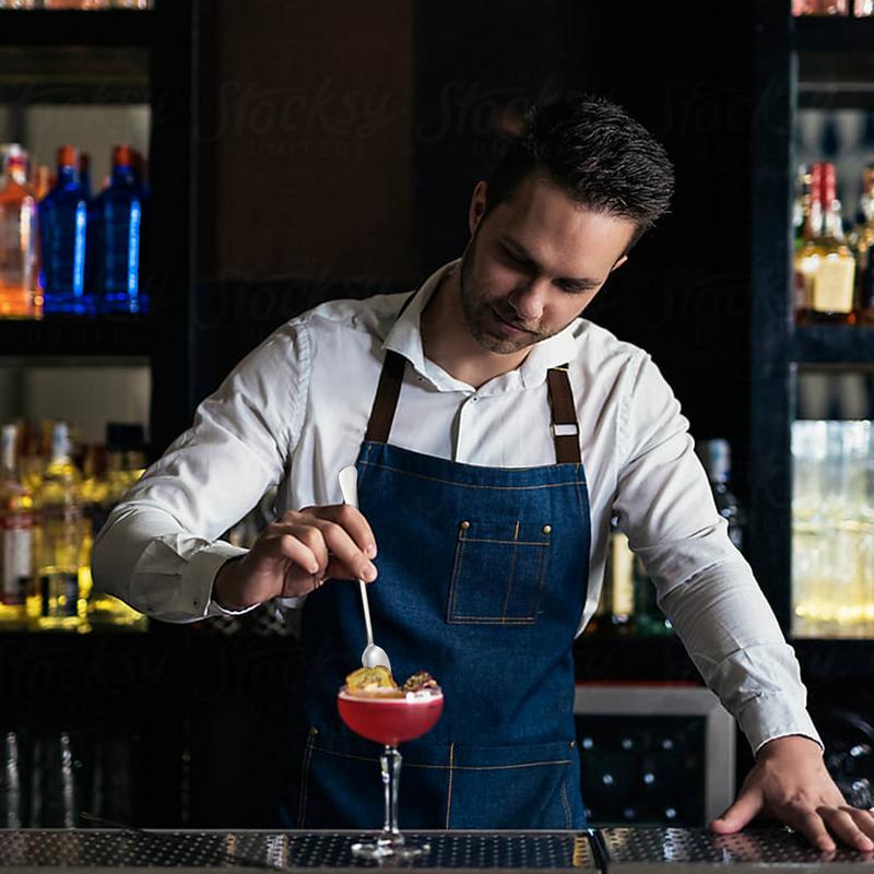 8pcs Stainless Steel Spoon Thicken Home Dinner Public Spoon Long Handle Soup Spoons Round Head Buffet Serving Tableware