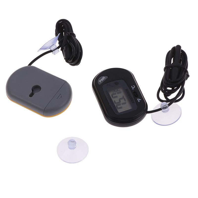Lcd Digital Fish Tank Reptile Aquarium Water Meter Thermometer Temperature