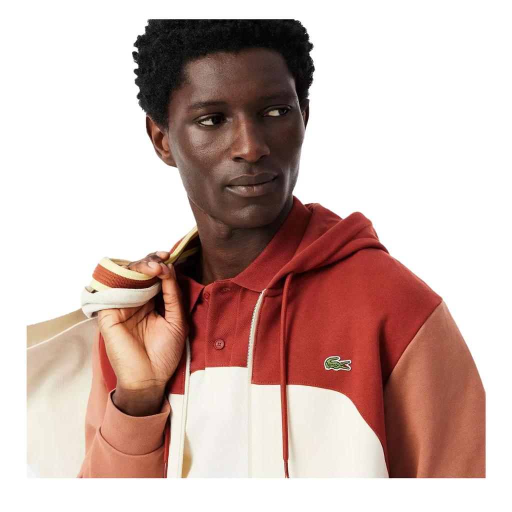 Lacoste Herren Colour Block Full Zip Hoodie