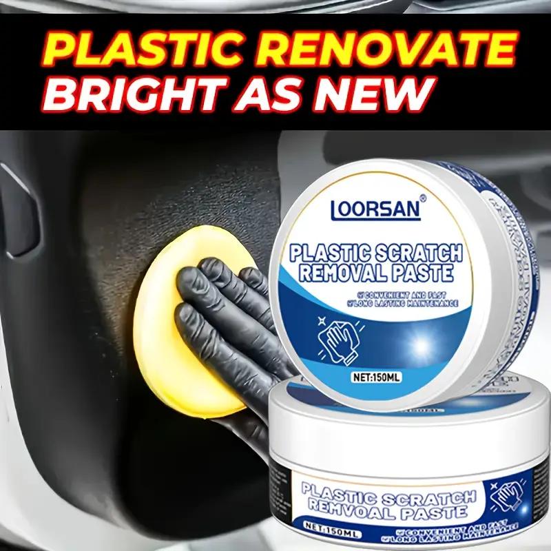 Plastic Scratch Remover Paste - Instantly Repair Car Interior and Furniture Scratches,Luggage Scratch Repair|Restore Shine Renew