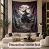 Witchcraft (14) Theme Custom Tapestry Personalized Custom Name Text Wall Hanging Tapestry Home Decor Background Cloth