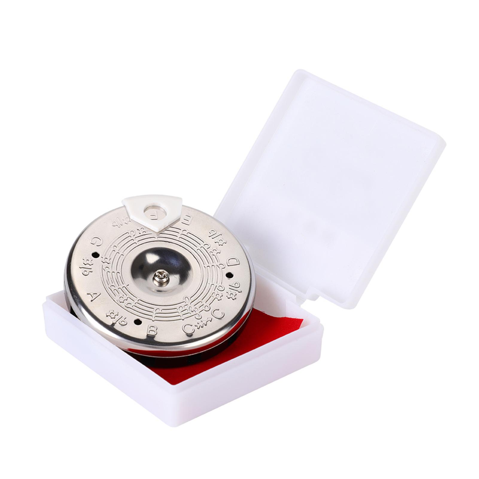 13 Pitch Pipe Chromatic Tuner Sensitive Chromatic 13 Pitch Pipe Tuner C-C Tuning Tool with Case Instrument Accessory