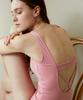 Habeumong Waistline Swimsuit Pink