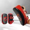 PU Leather Hand Foot Kicking Pad Bag Curved Foot Target Pad for Muay Thai Taekwondo Martial Arts Training