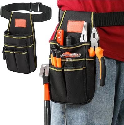 Tool Belt Bag Multiple Pockets Hardware Tools Pouch Adjustable Waist Strap  Professional Waist Work Pouch for Carpenters Electri