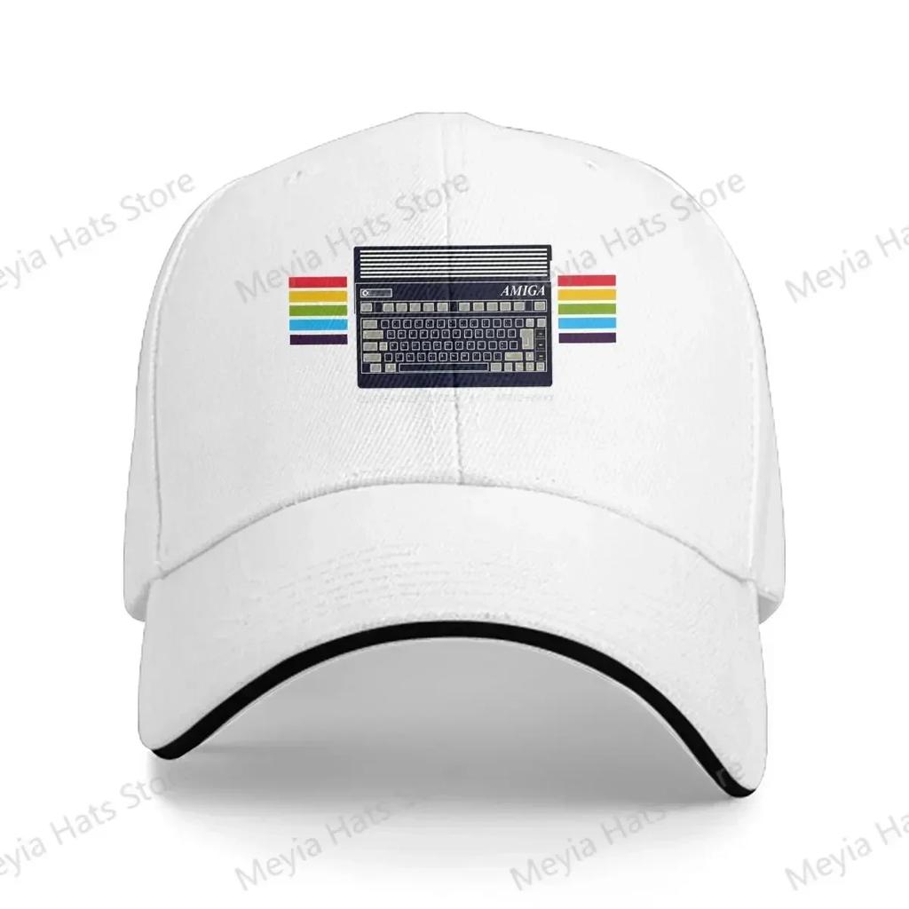 Commodore Amiga Commodore Amiga Multicolor Hat Peaked Womens Cap Personalized Visor Protection Hats