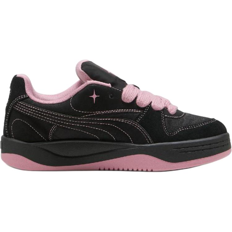 PUMA Park Luna Satin Women's Princess Black Newlywed Pink Low Top Lifestyle Sneakers 402514-02