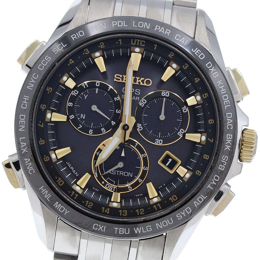 Used Seiko SEIKO SBXB007/8X82-0AB0-1 Astron GPS Solar Radio Men's _959841
