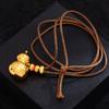 Gold Gourd Necklace Long Pendant Wang Jiaer With Light Luxury High Sense Versatile Temperament Sweater Chain